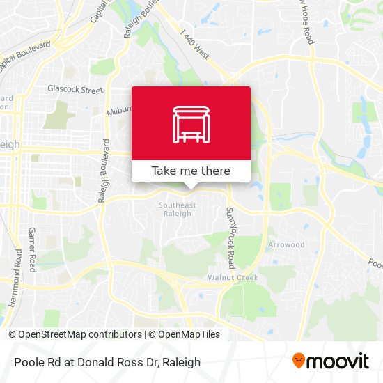 Mapa de Poole Rd at Donald Ross Dr