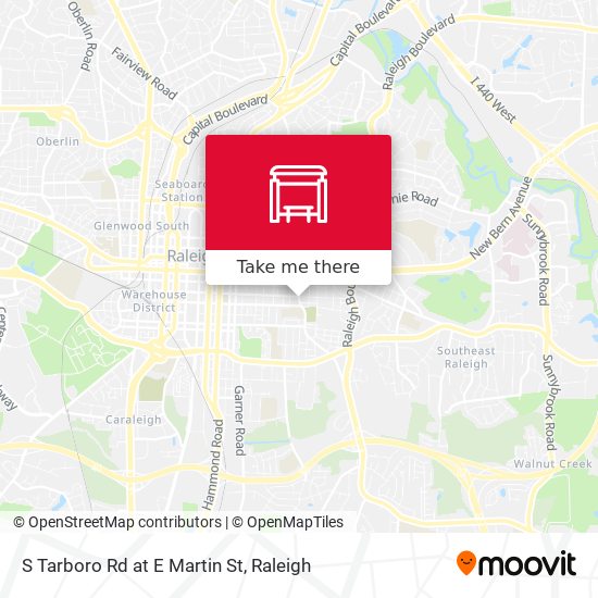 S Tarboro Rd at E Martin St map