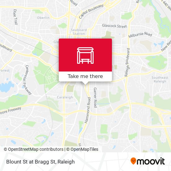 Mapa de Blount St at Bragg St