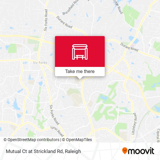 Mutual Ct at Strickland Rd map