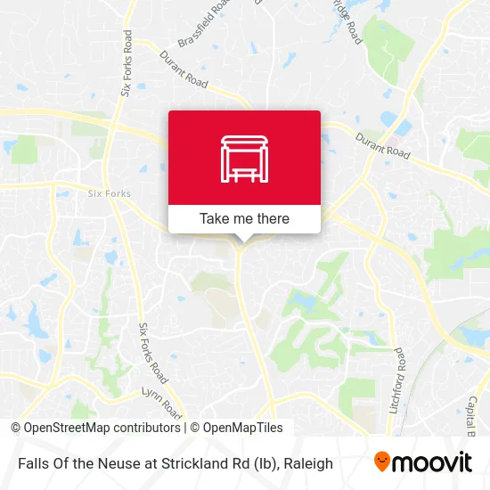Falls Of the Neuse at Strickland Rd (Ib) map