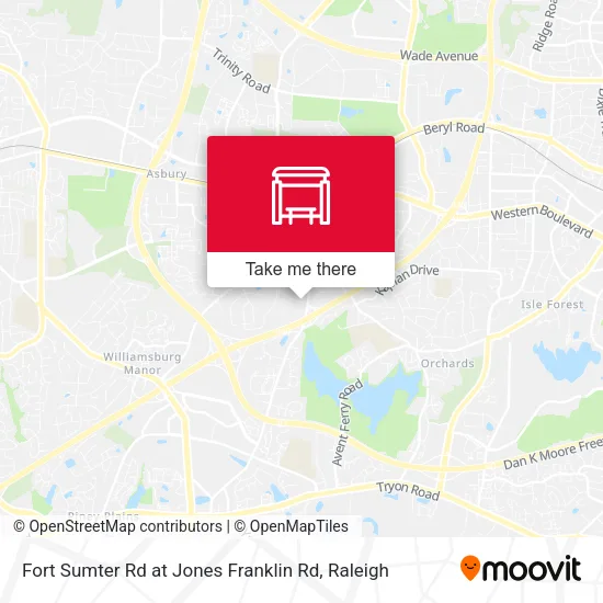Mapa de Fort Sumter Rd at Jones Franklin Rd