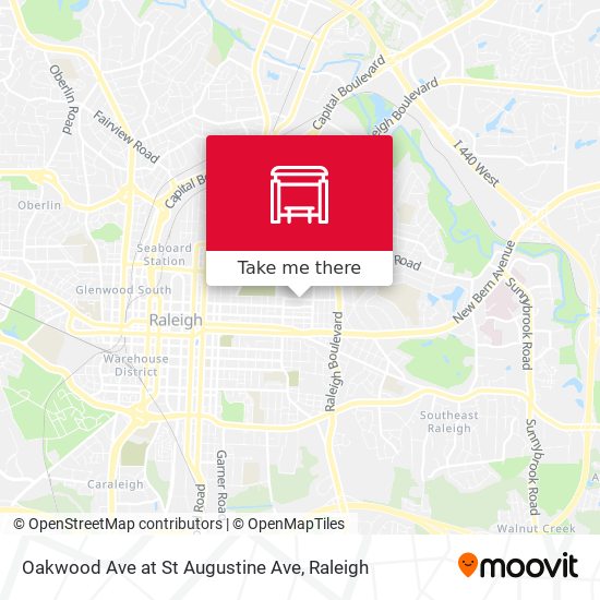 Oakwood Ave at St Augustine Ave map