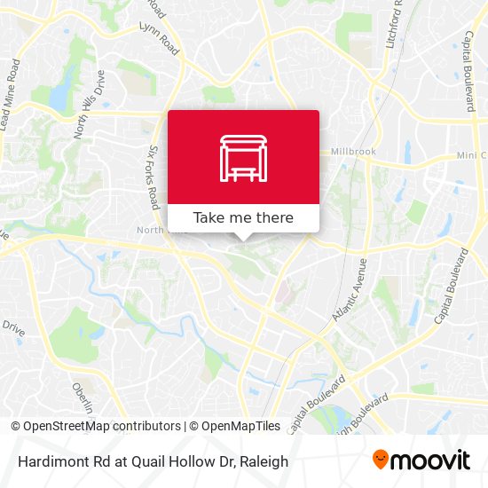 Hardimont Rd at Quail Hollow Dr map
