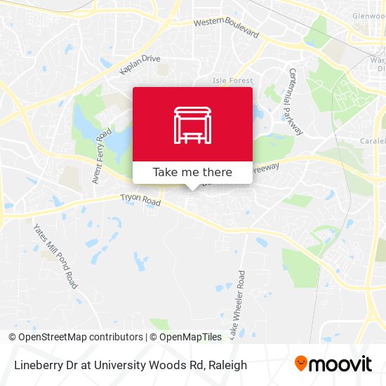 Mapa de Lineberry Dr at University Woods Rd