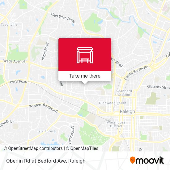 Mapa de Oberlin Rd at Bedford Ave