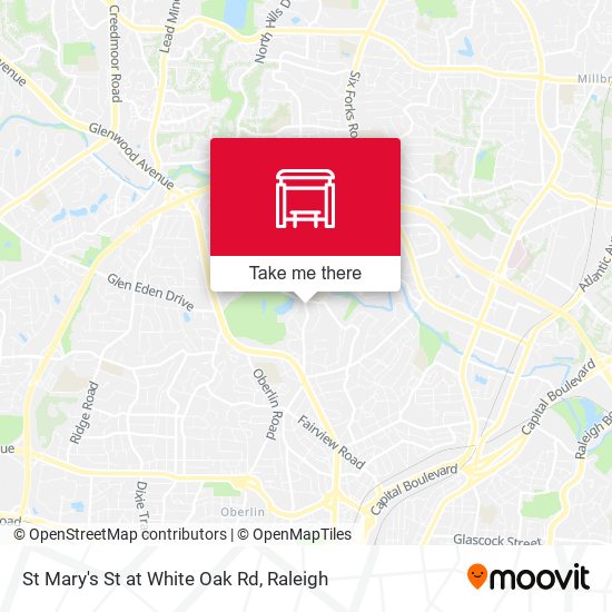 Mapa de St Mary's St at White Oak Rd