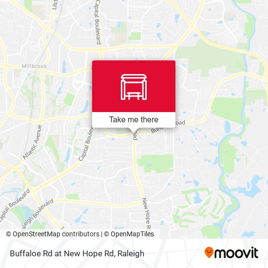 Mapa de Buffaloe Rd at New Hope Rd