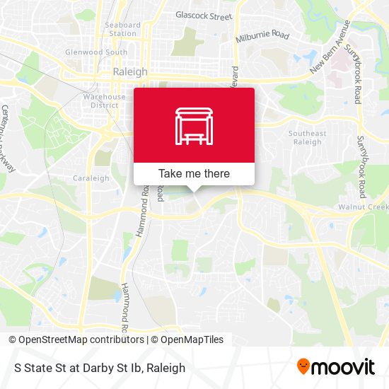 S State St at Darby St Ib map