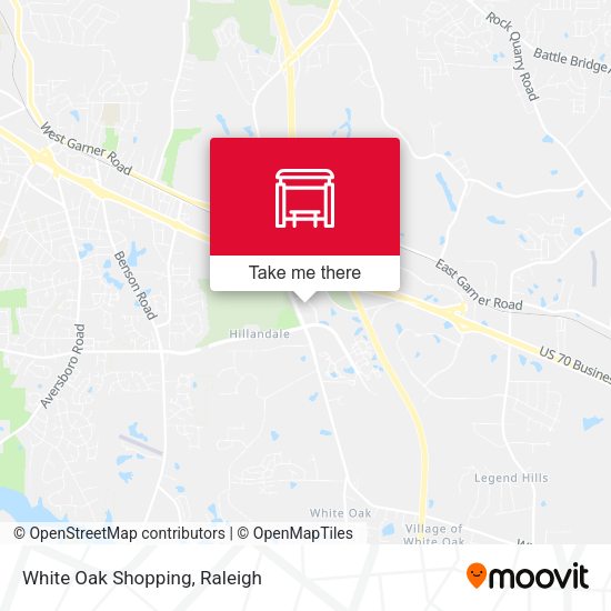 White Oak Shopping map
