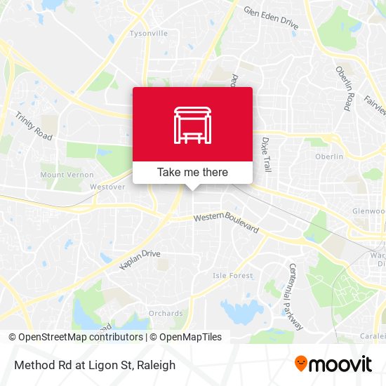 Mapa de Method Rd at Ligon St