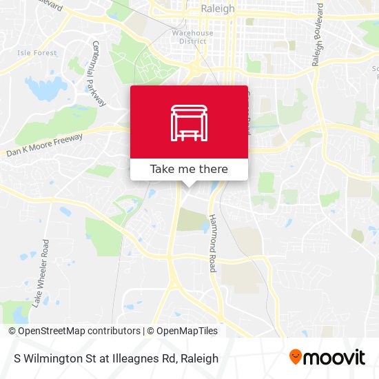 Mapa de S Wilmington St at Illeagnes Rd