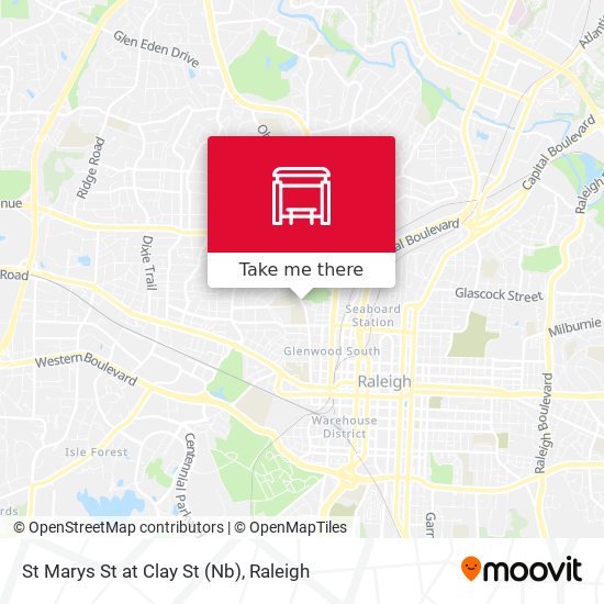 St Marys St at Clay St (Nb) map
