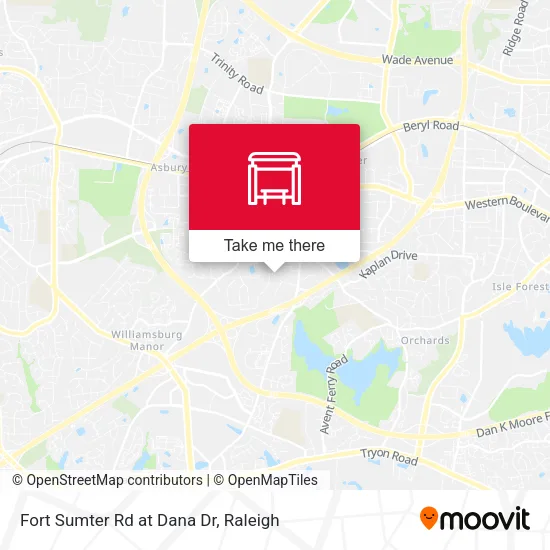 Mapa de Fort Sumter Rd at Dana Dr