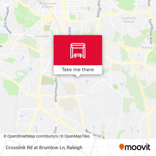 Crosslink Rd at Brumlow Ln map