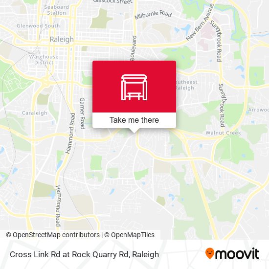 Cross Link Rd at Rock Quarry Rd map