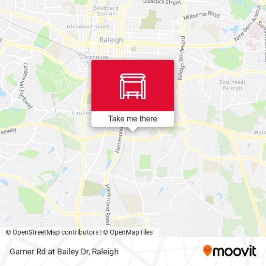 Garner Rd at Bailey Dr map