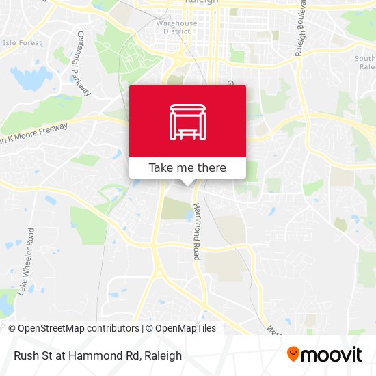 Mapa de Rush St at Hammond Rd