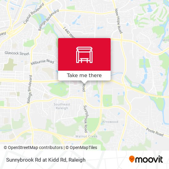 Sunnybrook Rd at Kidd Rd map