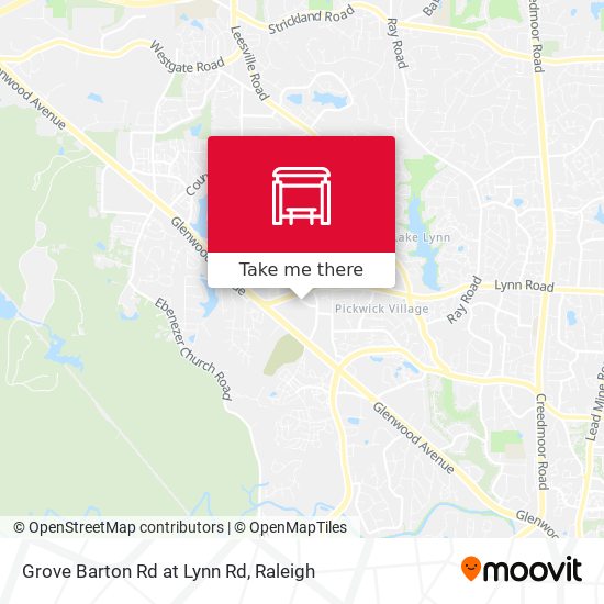 Grove Barton Rd at Lynn Rd map