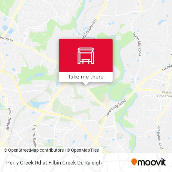 Perry Creek Rd at Filbin Creek Dr map