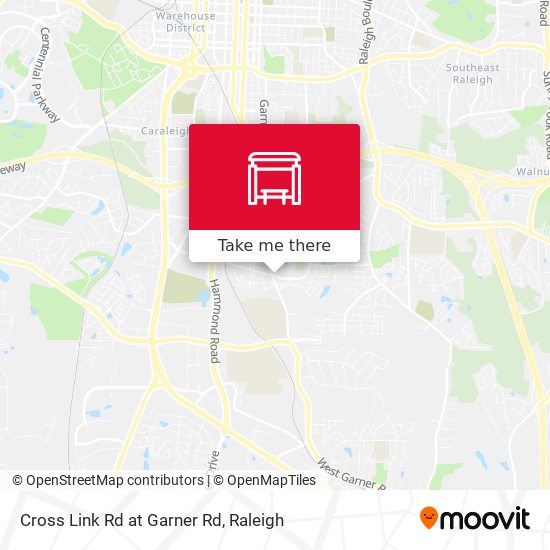 Mapa de Cross Link Rd at Garner Rd