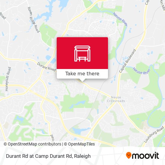 Durant Rd at Camp Durant Rd map