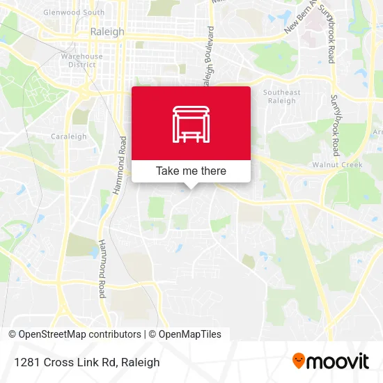 Mapa de 1281 Cross Link Rd