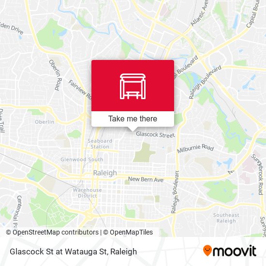 Glascock St at Watauga St map