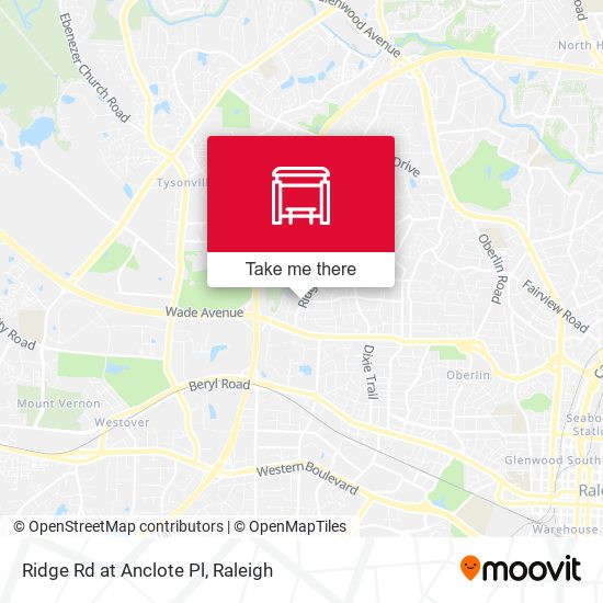 Ridge Rd at Anclote Pl map