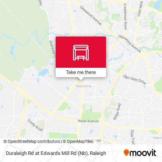 Mapa de Duraleigh Rd at Edwards Mill Rd (Nb)