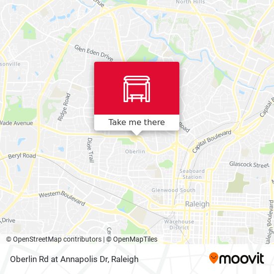 Mapa de Oberlin Rd at Annapolis Dr