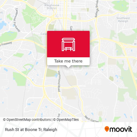 Mapa de Rush St at Boone Tr