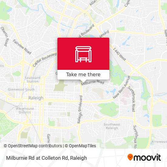 Milburnie Rd at Colleton Rd map