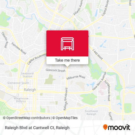 Mapa de Raleigh Blvd at Cantwell Ct