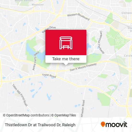 Mapa de Thistledown Dr at Trailwood Dr