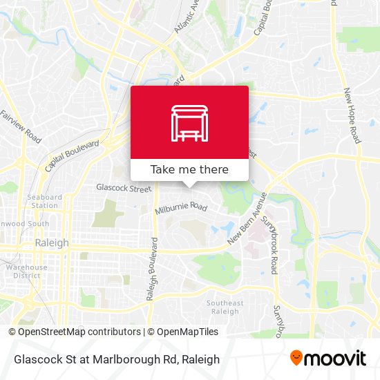 Glascock St at Marlborough Rd map