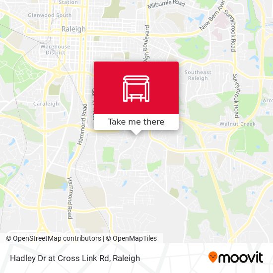Hadley Dr at Cross Link Rd map