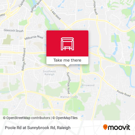 Poole Rd at Sunnybrook Rd map