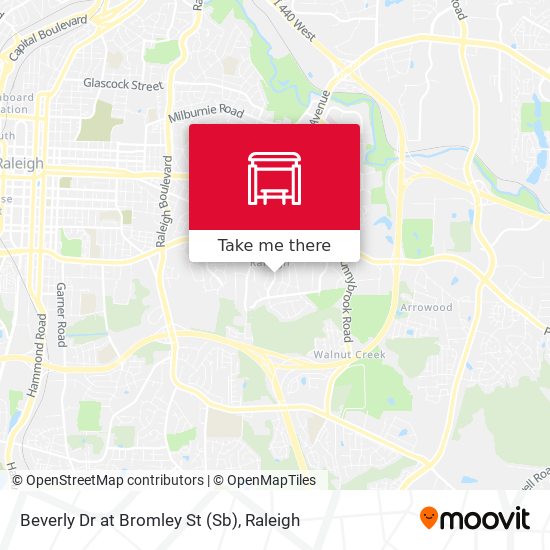 Beverly Dr at Bromley St (Sb) map