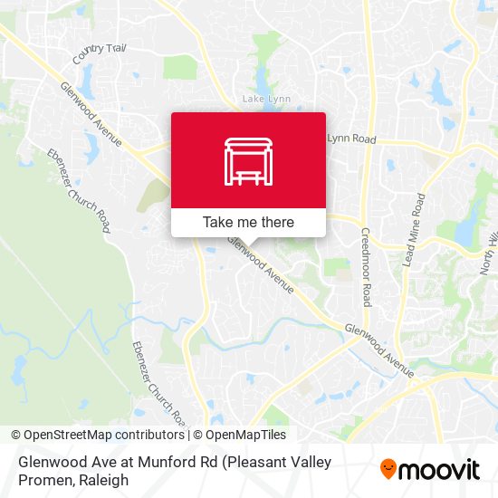 Mapa de Glenwood Ave at Munford Rd