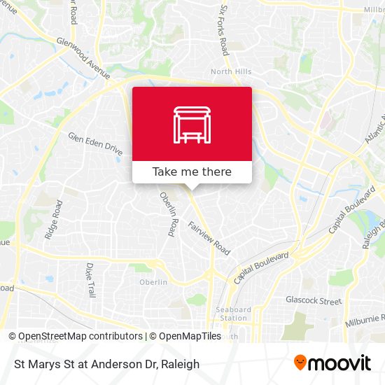 Mapa de St Marys St at Anderson Dr