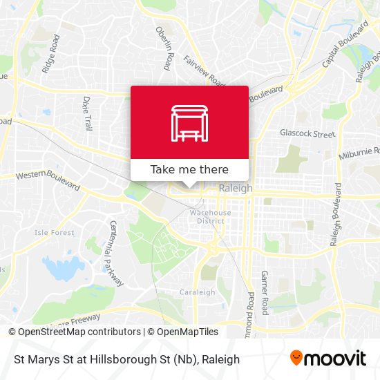 Mapa de St Marys St at Hillsborough St (Nb)