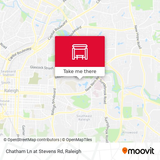 Chatham Ln at Stevens Rd map