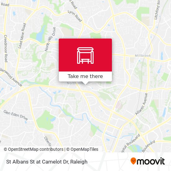 St Albans St at Camelot Dr map