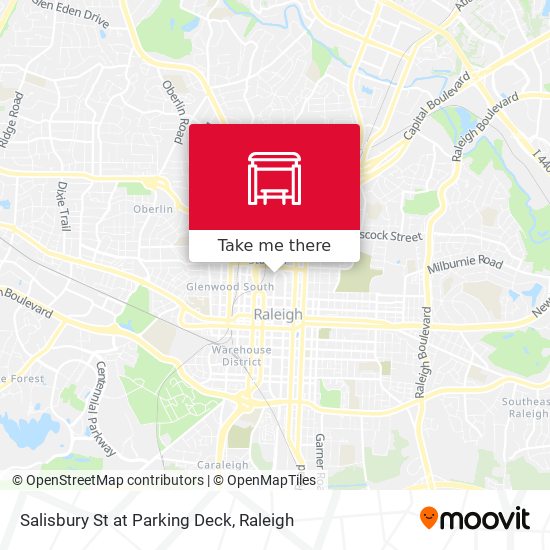 Salisbury St at Parking Deck map