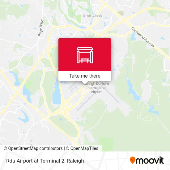Mapa de Rdu Airport at Terminal 2