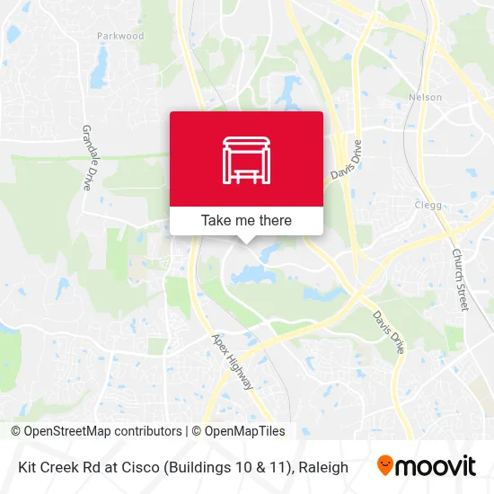 Kit Creek Rd at Cisco (Buildings 10 & 11) map
