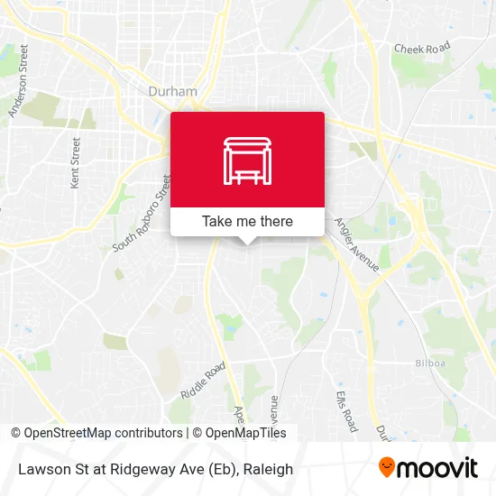 Lawson St at Ridgeway Ave (Eb) map
