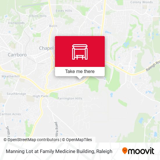 Mapa de Manning Lot at Family Medicine Building